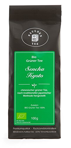 Paulsen Tee Grüner Tee Sencha Kyoto Bio chinesischer grüner Tee 100g (47,90 Euro/kg) von PAULSEN TEE PURE TEA