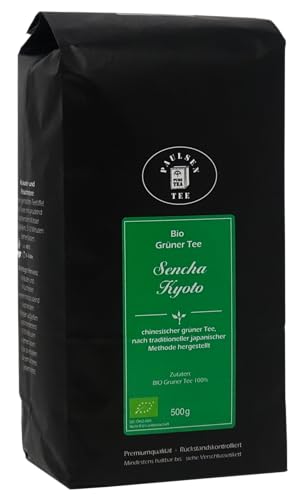 Bio Sencha Kyoto 500g (37,90 Euro/kg) Paulsen Tee Chinesischer Grüner Tee rückstandskontrolliert & zertifiziert von PAULSEN TEE PURE TEA