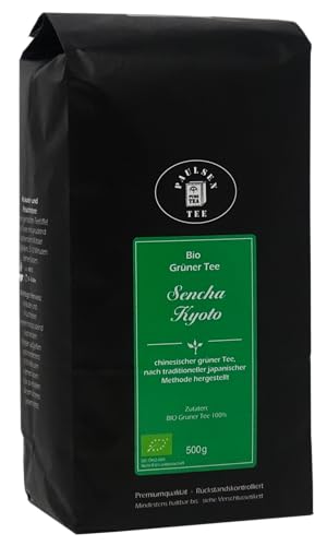 Bio Sencha Kyoto 500g, Paulsen Tee, Chinesischer Grüner Tee rückstandskontrolliert & zertifiziert von PAULSEN TEE PURE TEA