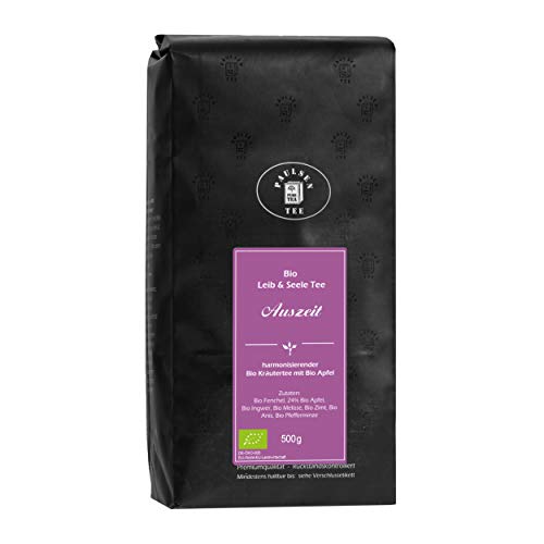 Bio Auszeit 500g, Paulsen Tee Leib und Seele Kräutertee, rückstandskontrolliert & zertifiziert von PAULSEN TEE PURE TEA