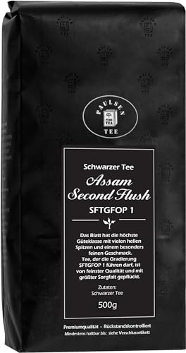 Assam Second Flush FTGFOP 500g (31,90 Euro / kg) Paulsen Tee Schwarzer Tee rückstandskontrolliert von PAULSEN TEE PURE TEA