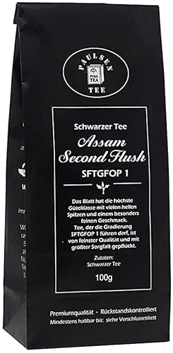 Paulsen Tee Schwarzer Tee Assam Second Flush SFTGFOP1 100g (49,90 EUR / kg) von PAULSEN TEE PURE TEA