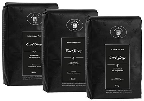 Earl Grey 3 x 500g Paulsen Tee Schwarzer Tee rückstandskontrolliert Earl Grey 3 x 500g Paulsen Tee Schwarzer Tee rückstandskontrolliert von PAULSEN TEE PURE TEA