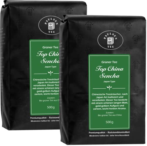 Top China Sencha Japan Type 2 x 500g (39,95 Euro/kg) Paulsen Tee Grüner Tee von PAULSEN TEE PURE TEA