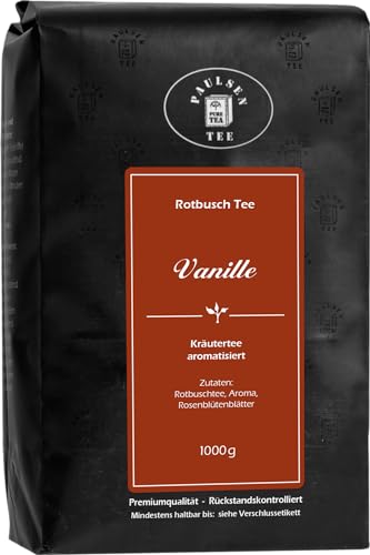 Vanille 1000g Paulsen Tee Rotbuschtee rückstandskontrolliert Vanille 1000g Paulsen Tee Rotbuschtee rückstandskontrolliert von PAULSEN TEE PURE TEA