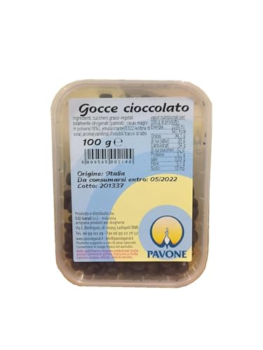 Schokoladentropfen, Pavone 100 gr von Pavone