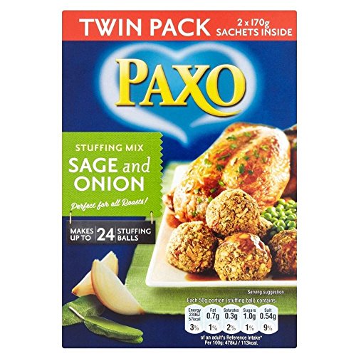 Paxo Sage & Onion Stuffing (340g) - Packung mit 6 von Paxo