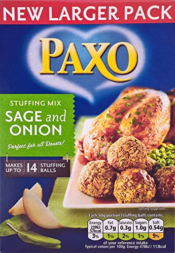 Paxo Sage & Onion Stuffing Mix - 3 x 190g von VANREO