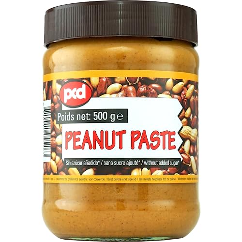 [ 6x 500g ] pcd Erdnusspaste OHNE ZUCKERZUSATZ / Peanut Paste without added sugar von PCD