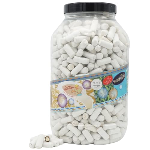 Deine Naschbox | Anis-Lakritz-Stäbchen | 3kg Mega Pot | XXL Großpackung - Kreide Look - Geschenk zum Schulbeginn - Weiß dragiertes Lakritz Konfekt Deine Naschbox | Anis-Lakritz-Stäbchen | 3kg Mega Pot | XXL Großpackung - Kreide Look - Geschenk zum Schulbeginn - Weiß dragiertes Lakritz Konfekt von PE ÄM