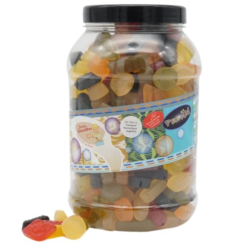 Deine Naschbox | Englisches Weingummi | 2kg Big Pot | XXL Großpackung für Party, Candybar & als Geschenk -Fruchtgummi Spezialität - Bissfest Deine Naschbox | Englisches Weingummi | 2kg Big Pot | XXL Großpackung für Party, Candybar & als Geschenk -Fruchtgummi Spezialität - Bissfest von PE ÄM
