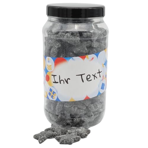 Deine Naschbox | Extra starke Lakritz Seesterne | personalisierbar | 2kg Big Pot | XXL Großpackung - Motive für viele Gelegenheiten - Geschenk von PE ÄM