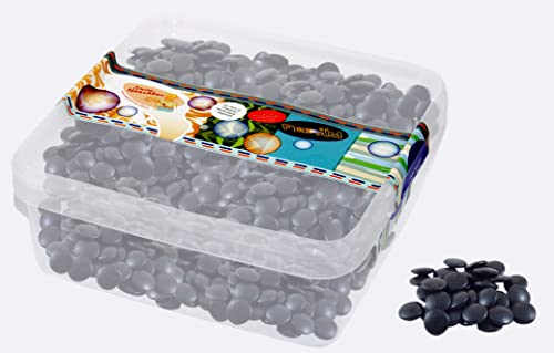 Deine Naschbox | Extra starke Salmiak Lakritz Ufos | 1kg Naschbox | XL Großpackung für Party, Candybar & als Geschenk - Dragiertes Salmiakpulver von PE ÄM