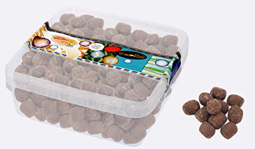 Deine Naschbox - Finnische Lakritz Klümpchen - Mildes Salmiaklakritz - 1 kg Süßigkeiten Box - XL Großpackung von PE ÄM