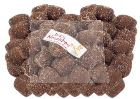 Deine Naschbox - Finnische Lakritz Klümpchen - Mildes Salmiaklakritz - 500 g Süßigkeiten Nachfüllbeutel - recyclebar - Großpackung von Deine Naschbox