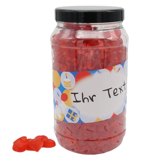 Deine Naschbox | Fruchtgummi Glühweinherzen | personalisierbar |2kg Big Pot | XXL Großpackung - Glühweinherzen - weihnachtlich - Geschenk Deine Naschbox | Fruchtgummi Glühweinherzen | personalisierbar |2kg Big Pot | XXL Großpackung - Glühweinherzen - weihnachtlich - Geschenk von PE ÄM