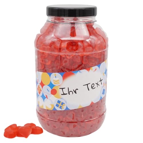 Deine Naschbox | Fruchtgummi Glühweinherzen | personalisierbar | 3kg Mega Pot | XXL Großpackung - Glühweinherzen - weihnachtlich - Geschenk Deine Naschbox | Fruchtgummi Glühweinherzen | personalisierbar | 3kg Mega Pot | XXL Großpackung - Glühweinherzen - weihnachtlich - Geschenk von PE ÄM