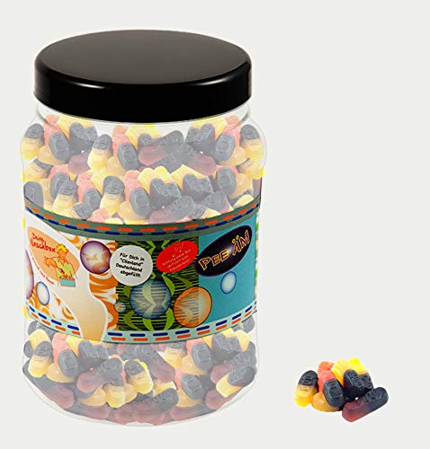 Deine Naschbox | Fruchtgummi Lakritz Duo Gum | 3kg Mega Pot | XXL Großpackung für Party, Candybar & als Geschenk - Two in One - Extra aromatisch von PE ÄM