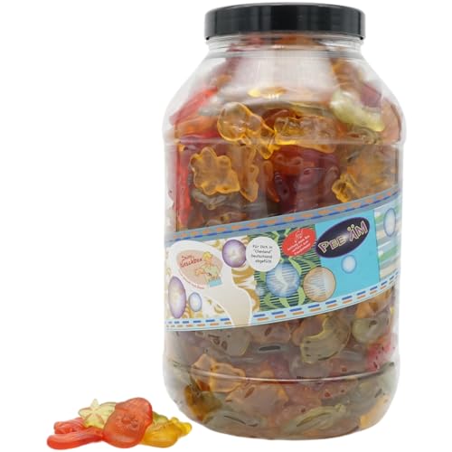Deine Naschbox | Fruchtgummi Weihnachtsmischung | 3kg Mega Pot | XXL Großpackung - Stern Glocke Tannenbaum Schnee- & Weihnachtsmann Deine Naschbox | Fruchtgummi Weihnachtsmischung | 3kg Mega Pot | XXL Großpackung - Stern Glocke Tannenbaum Schnee- & Weihnachtsmann von PE ÄM