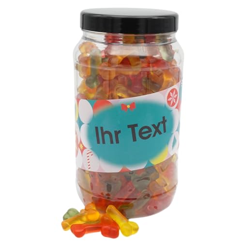 Deine Naschbox | Fruchtgummi Willis | personalisierbar | 1,5kg Big Pot | XXL Großpackung - Motive für viele Gelegenheiten - Geschenk von PE ÄM