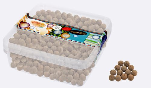 Deine Naschbox | Harte Salmiak Lakritz Bälle | 1kg Naschbox | XL Großpackung für Party, Candybar & als Geschenk - Gepudert mit Salmiakpulver von PE ÄM