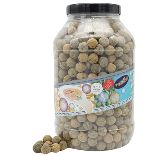 Deine Naschbox | Harte Salmiak Lakritz Bälle | 3kg Mega Pot | XXL Großpackung für Party, Candybar & als Geschenk - mit Salmiakpuder - Gelatinefrei Deine Naschbox | Harte Salmiak Lakritz Bälle | 3kg Mega Pot | XXL Großpackung für Party, Candybar & als Geschenk - mit Salmiakpuder - Gelatinefrei von PE ÄM