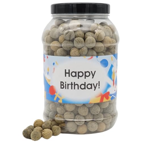 Deine Naschbox | Harte Salmiak Lakritz Bälle | personalisierbar | 2kg Big Pot | XXL Großpackung - Motive für viele Gelegenheiten - Geschenk von PE ÄM