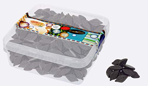 Deine Naschbox | Lakritz Kräuterblätter | 1kg Naschbox | XL Großpackung für Party, Candybar & als Geschenk - Süßholz Spezialität - Feinwürzig von PE ÄM