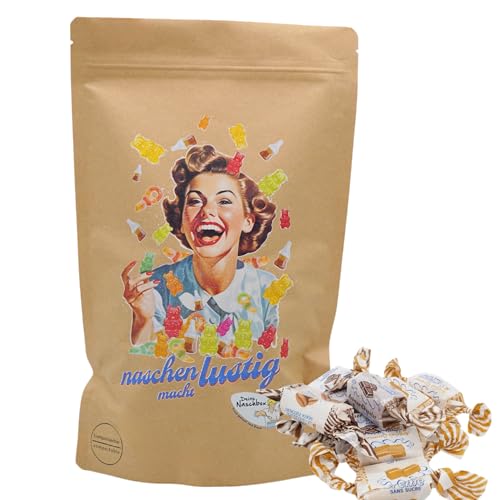 Deine Naschbox | Naschbeutel mit tollen Motiven | kompostierbar | Größe L | gefüllt mit 500g saftigen zuckerfreien Caribbean Creme Toffee Bonbon Deine Naschbox | Naschbeutel mit tollen Motiven | kompostierbar | Größe L | gefüllt mit 500g saftigen zuckerfreien Caribbean Creme Toffee Bonbon von PE ÄM
