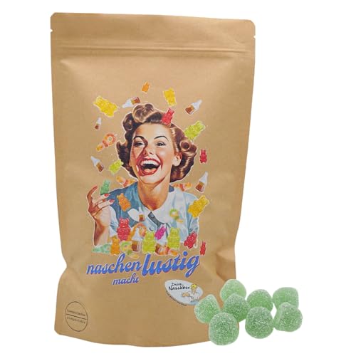 Deine Naschbox | Naschbeutel mit tollen Motiven | kompostierbar | Größe L | gefüllt mit 800g erfrischend minzigen Eukalyptus-Menthol Hütchen Deine Naschbox | Naschbeutel mit tollen Motiven | kompostierbar | Größe L | gefüllt mit 800g erfrischend minzigen Eukalyptus-Menthol Hütchen von PE ÄM