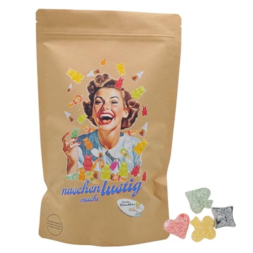 Deine Naschbox | Naschbeutel mit tollen Motiven | kompostierbar | Größe L | gefüllt mit 800g zuckerfreiem Fruchtgummi Pokermix Deine Naschbox | Naschbeutel mit tollen Motiven | kompostierbar | Größe L | gefüllt mit 800g zuckerfreiem Fruchtgummi Pokermix von PE ÄM