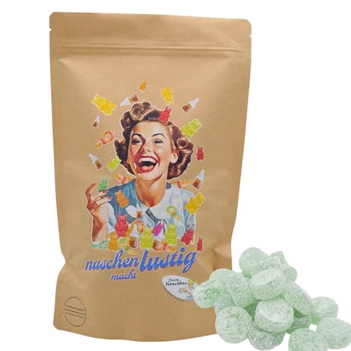 Deine Naschbox | Naschbeutel mit tollen Motiven | kompostierbar | Größe L | gefüllt mit 800g zuckerfreien Fruchtgummi Eukamints - Erfrischend & Minzig Deine Naschbox | Naschbeutel mit tollen Motiven | kompostierbar | Größe L | gefüllt mit 800g zuckerfreien Fruchtgummi Eukamints - Erfrischend & Minzig von PE ÄM