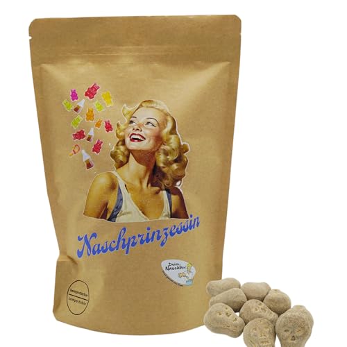 Deine Naschbox | Naschbeutel mit tollen Motiven | kompostierbar | Größe M | gefüllt mit 450g würzigen Salmiak Lakritz Totenköpfen - Gelatinefrei Deine Naschbox | Naschbeutel mit tollen Motiven | kompostierbar | Größe M | gefüllt mit 450g würzigen Salmiak Lakritz Totenköpfen - Gelatinefrei von PE ÄM