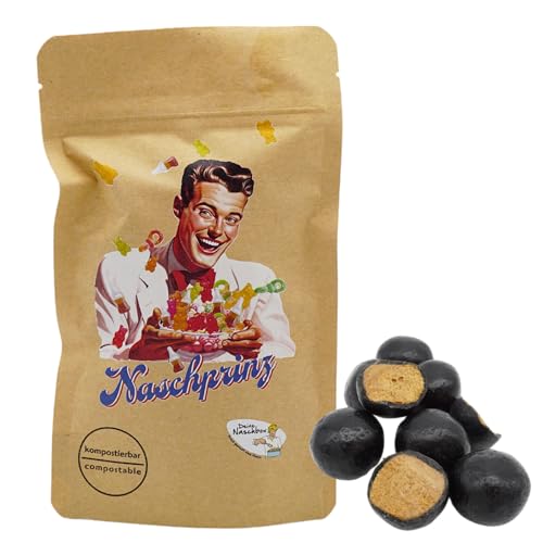 Deine Naschbox | Naschbeutel mit tollen Motiven | kompostierbar | Größe S | gefüllt mit 150g Salmiak Lakritz Rondos - Knackige Kugeln mit Salmiakpaste Deine Naschbox | Naschbeutel mit tollen Motiven | kompostierbar | Größe S | gefüllt mit 150g Salmiak Lakritz Rondos - Knackige Kugeln mit Salmiakpaste von PE ÄM