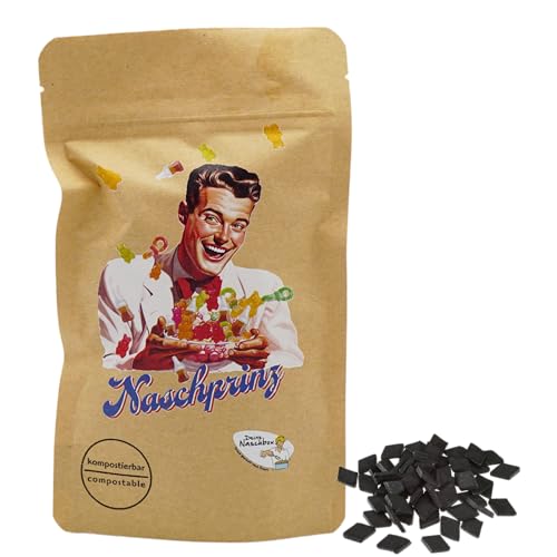 Deine Naschbox | Naschbeutel mit tollen Motiven | kompostierbar | Größe S | gefüllt mit 150g extra starken Salmiak Pastillen - Würzig - Aromatisch Deine Naschbox | Naschbeutel mit tollen Motiven | kompostierbar | Größe S | gefüllt mit 150g extra starken Salmiak Pastillen - Würzig - Aromatisch von PE ÄM