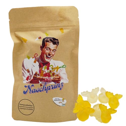 Deine Naschbox | Naschbeutel mit tollen Motiven | kompostierbar | Größe S | gefüllt mit 150g leckeren weihnachtlichen Fruchtgummi Eierpunsch Elchen Deine Naschbox | Naschbeutel mit tollen Motiven | kompostierbar | Größe S | gefüllt mit 150g leckeren weihnachtlichen Fruchtgummi Eierpunsch Elchen von PE ÄM