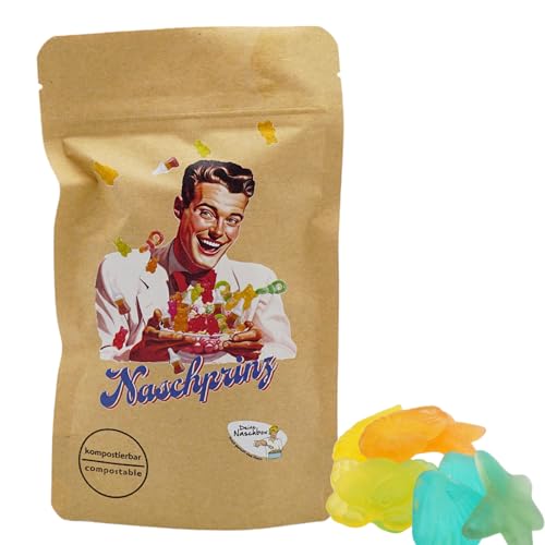 Deine Naschbox | Naschbeutel mit tollen Motiven | kompostierbar | Größe S | gefüllt mit 150g saftig fruchtigen Meeresfrüchten - zuckerfrei Deine Naschbox | Naschbeutel mit tollen Motiven | kompostierbar | Größe S | gefüllt mit 150g saftig fruchtigen Meeresfrüchten - zuckerfrei von PE ÄM