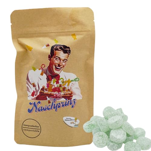 Deine Naschbox | Naschbeutel mit tollen Motiven | kompostierbar | Größe S | gefüllt mit 150g zuckerfreien Fruchtgummi Eukamints - Erfrischend & Minzig Deine Naschbox | Naschbeutel mit tollen Motiven | kompostierbar | Größe S | gefüllt mit 150g zuckerfreien Fruchtgummi Eukamints - Erfrischend & Minzig von PE ÄM