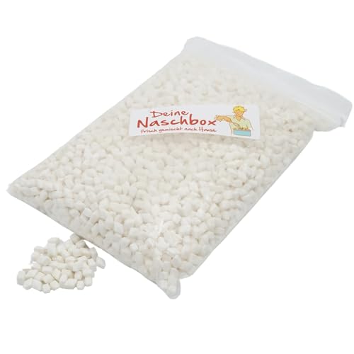 Deine Naschbox | Pfefferminz Pastillen | 1kg Nachfüllbeutel | Minimale Verpackung 100% recyclebar - XL Großpackung - Minz Splitter - Pfefferminzöl von PE ÄM