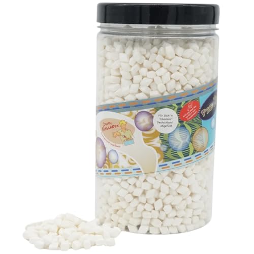 Deine Naschbox | Pfefferminz Pastillen| 1kg Pot | XL Großpackung für Party, Candybar & als Geschenk - Minz Splitter - Pfefferminzöl von PE ÄM