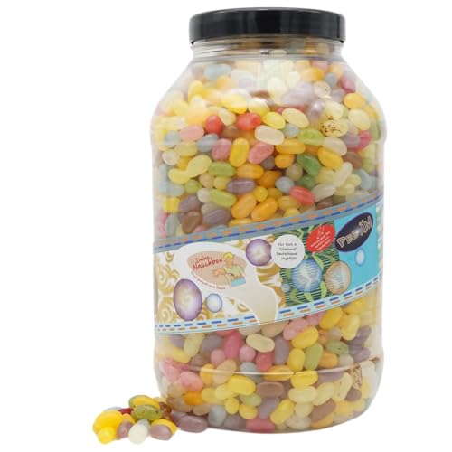 Deine Naschbox | Jelly Beans Mix | 3kg Mega Pot | XXL Großpackung für Party, Candybar & als Geschenk - Gelatinefrei - Frucht-Mix - Gelee Bohnen Deine Naschbox | Jelly Beans Mix | 3kg Mega Pot | XXL Großpackung für Party, Candybar & als Geschenk - Gelatinefrei - Frucht-Mix - Gelee Bohnen von PE ÄM