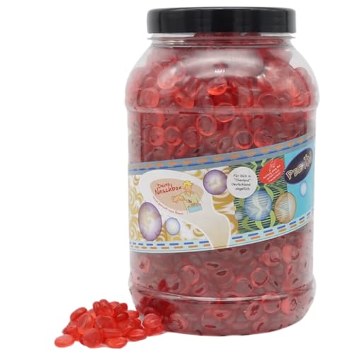 Deine Naschbox | Rote Fruchtgummi Smileys | 2kg Big Pot | XXL Großpackung für Party, Candybar & als Geschenk - 10% Fruchtsaftanteil - Erdbeer Aroma Deine Naschbox | Rote Fruchtgummi Smileys | 2kg Big Pot | XXL Großpackung für Party, Candybar & als Geschenk - 10% Fruchtsaftanteil - Erdbeer Aroma von PE ÄM