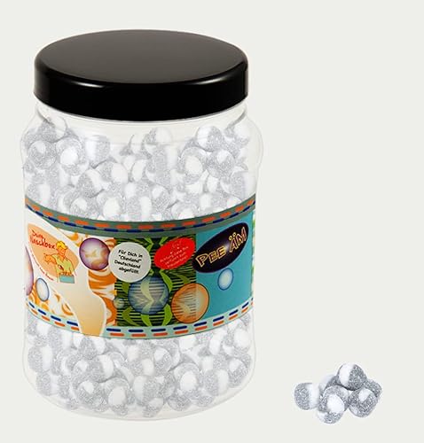 Deine Naschbox | Salmiak Bonbon Kugeln | 2,5kg Big Pot | XXL Großpackung für Party, Candybar & als Geschenk - Gelatinefrei - Salmiakpulver Füllung von PE ÄM