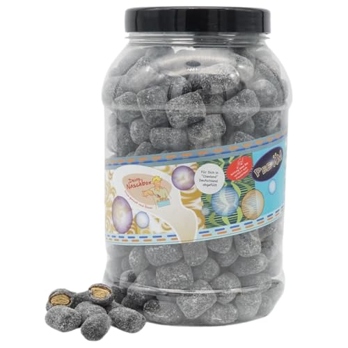 Deine Naschbox | Salmiak Lakritz Trüffeln | 2kg Big Pot | XXL Großpackung - für Party, Candybar & als Geschenk - Salmiak Konfekt Kern - Zuckermantel Deine Naschbox | Salmiak Lakritz Trüffeln | 2kg Big Pot | XXL Großpackung - für Party, Candybar & als Geschenk - Salmiak Konfekt Kern - Zuckermantel von PE ÄM