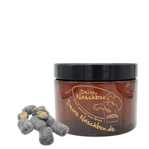 Deine Naschbox | Salmiak Lakritz Trüffeln | 350g Pot | Pöttchen - für Unterwegs,Party, Candybar & als Geschenk - Salmiak Konfekt Kern - Zuckermantel Deine Naschbox | Salmiak Lakritz Trüffeln | 350g Pot | Pöttchen - für Unterwegs,Party, Candybar & als Geschenk - Salmiak Konfekt Kern - Zuckermantel von PE ÄM