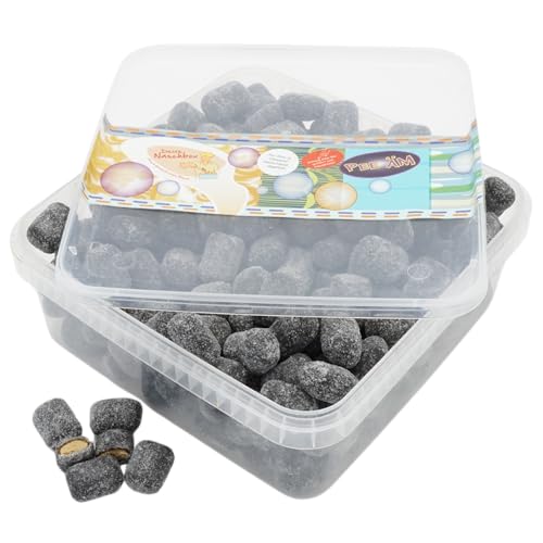 Deine Naschbox - Salmiak Lakritz Trüffeln - Salzlakritz - Konfektfüllung - 1 kg Süßigkeiten Box - XL Großpackung Deine Naschbox - Salmiak Lakritz Trüffeln - Salzlakritz - Konfektfüllung - 1 kg Süßigkeiten Box - XL Großpackung von Deine Naschbox