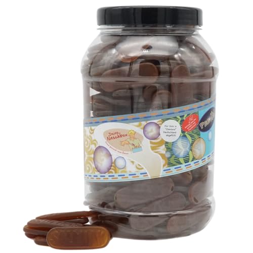 Deine Naschbox | Salmiak Lakritz Zungen | 2kg Big Pot | XXL Großpackung - für Party, Candybar & als Geschenk - Festes aromatisches Salzlakritz Deine Naschbox | Salmiak Lakritz Zungen | 2kg Big Pot | XXL Großpackung - für Party, Candybar & als Geschenk - Festes aromatisches Salzlakritz von PE ÄM