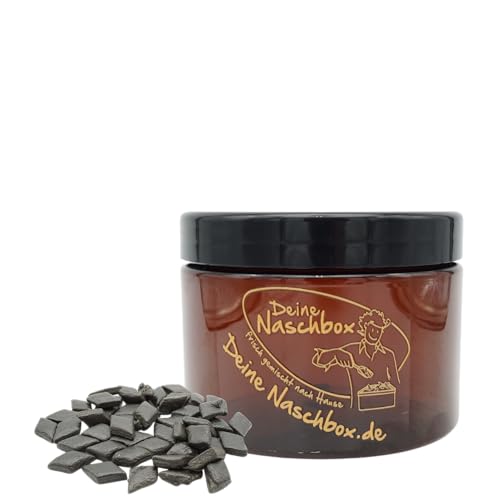 Deine Naschbox | Salmiak Pastillen extra stark | 350g Pot | Pöttchen für Unterwegs, Mitbringsel & Geschenk - Aromatisch & Würzig - Lakritzrauten von PE ÄM