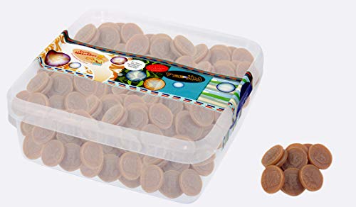 Deine Naschbox - Salzige Lakritz Münzen - Extra starke Salmiak Lakritze - 1 kg Süßigkeiten Box - XL Großpackung von Deine Naschbox