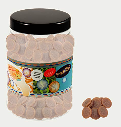 Deine Naschbox - Salzige Lakritz Münzen - Extra starke Salmiak Lakritze - 3 kg Süßigkeiten Pott - XXL Großpackung von PE ÄM